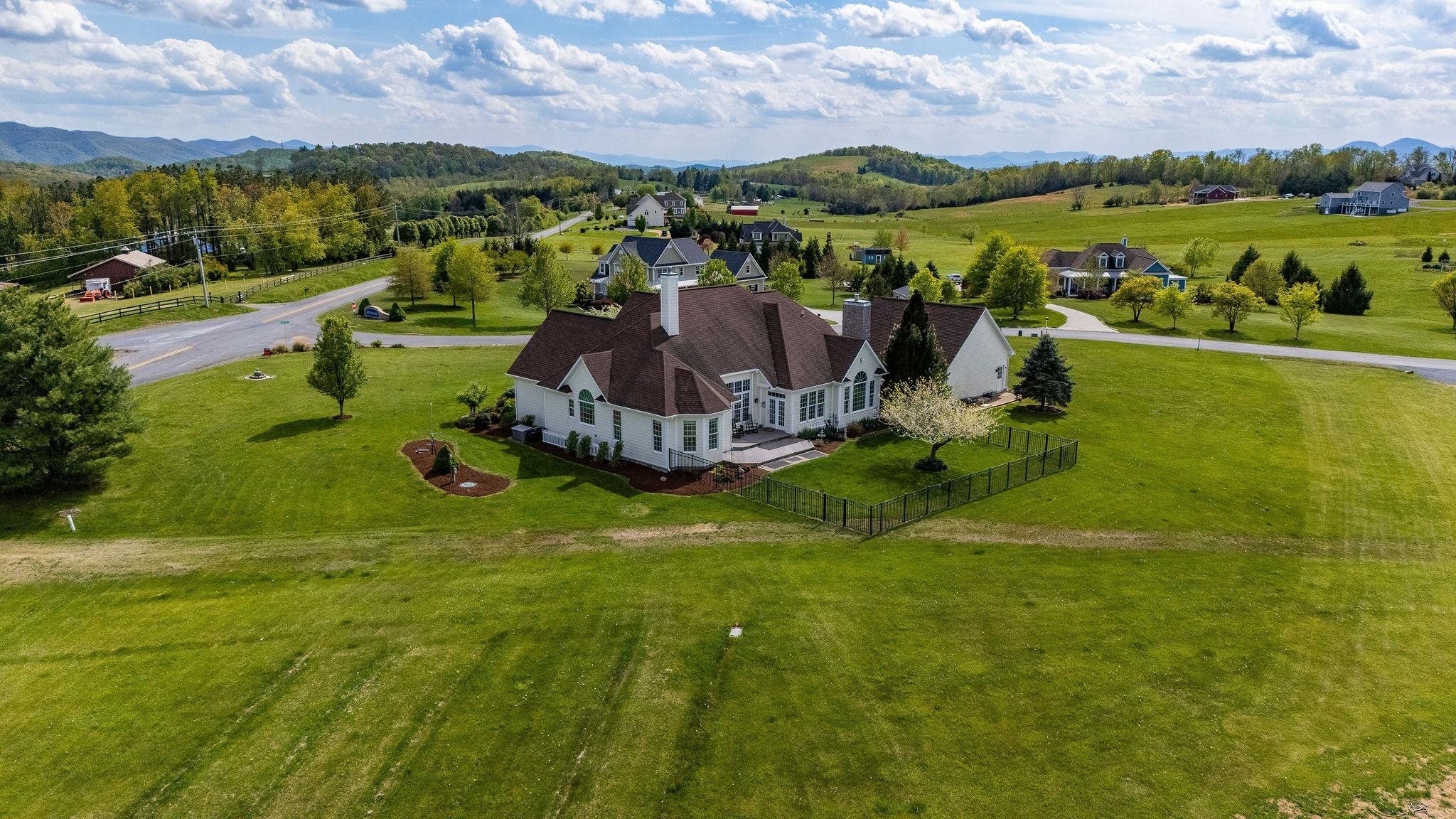 12 Ridgemore Drive Raphine, VA 24472 - Photo 67 of 75 an aerial view of a house with a garden