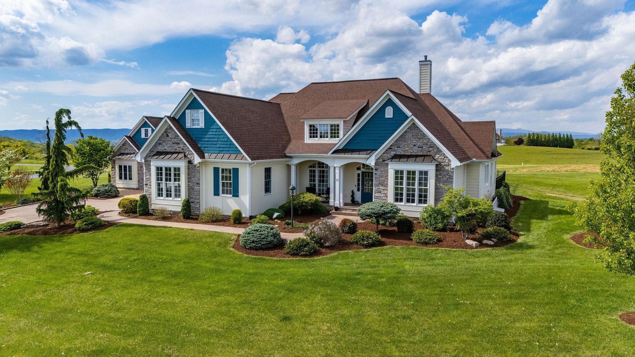 12 Ridgemore Drive Raphine, VA 24472 - Photo 71 of 75 a front view of house with yard and green space