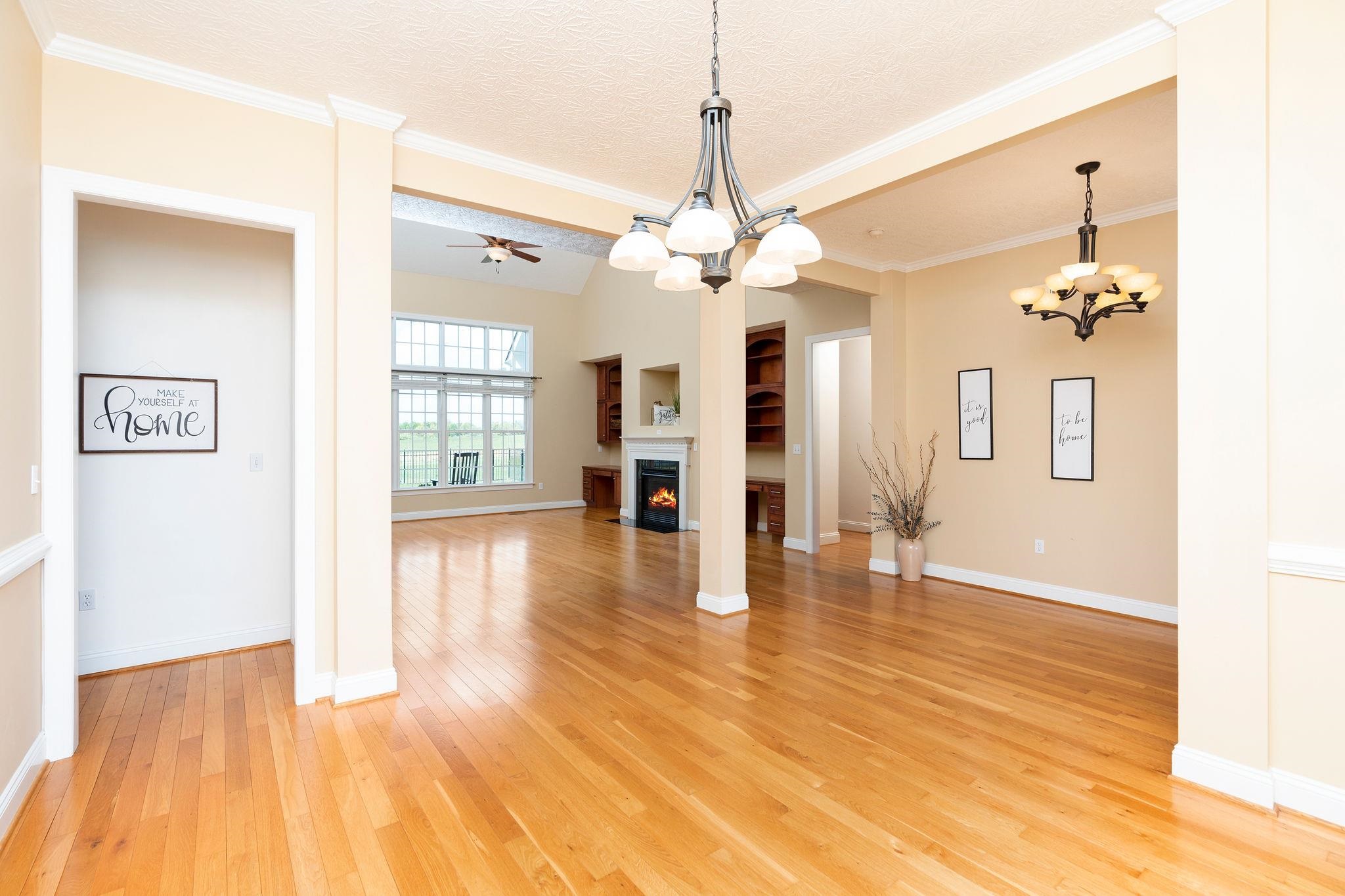 12 Ridgemore Drive Raphine, VA 24472 - Photo 9 of 75 a view of an room with wooden floor and chandelier