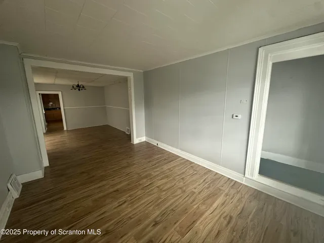 wooden floor in an empty room
