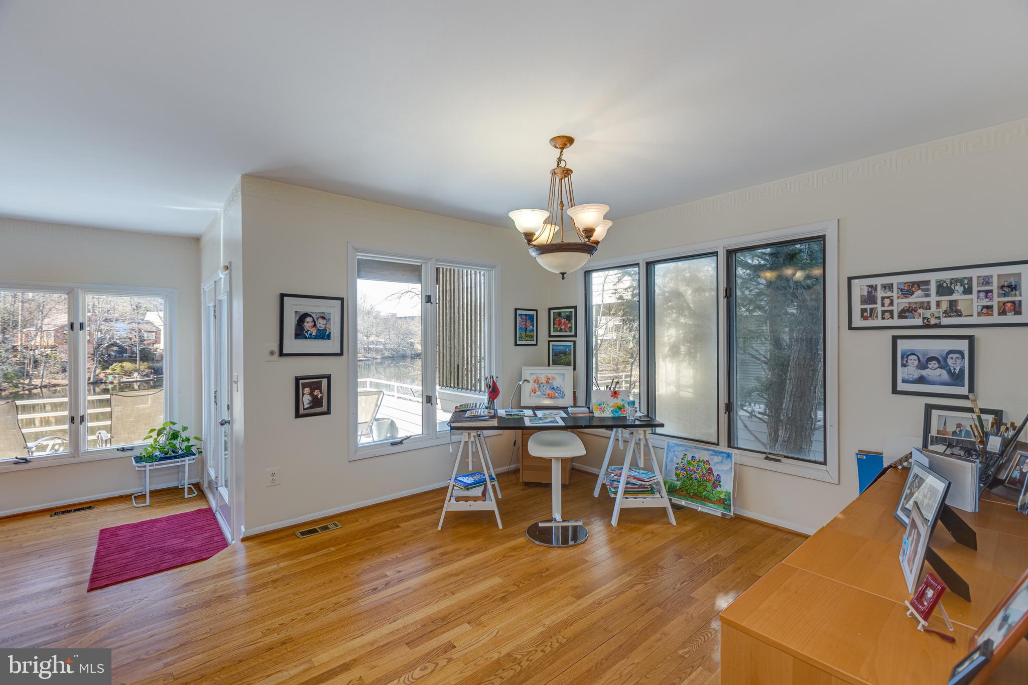 1973 Lakeport Way Reston, VA 20191 - Photo 17 of 69 Formal dining room being used as Art Studio!