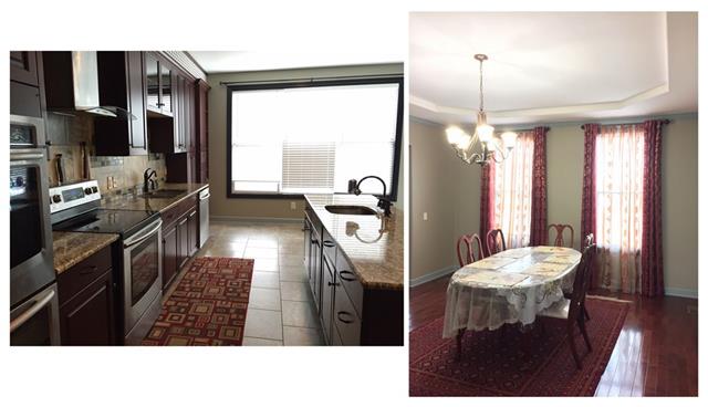 This view is from the dining room.  There is plenty of room for a bistro or breakfast table next to the wall of windows!  The formal dining room is open to the foyer as well, creating great flow throughout the main floor.