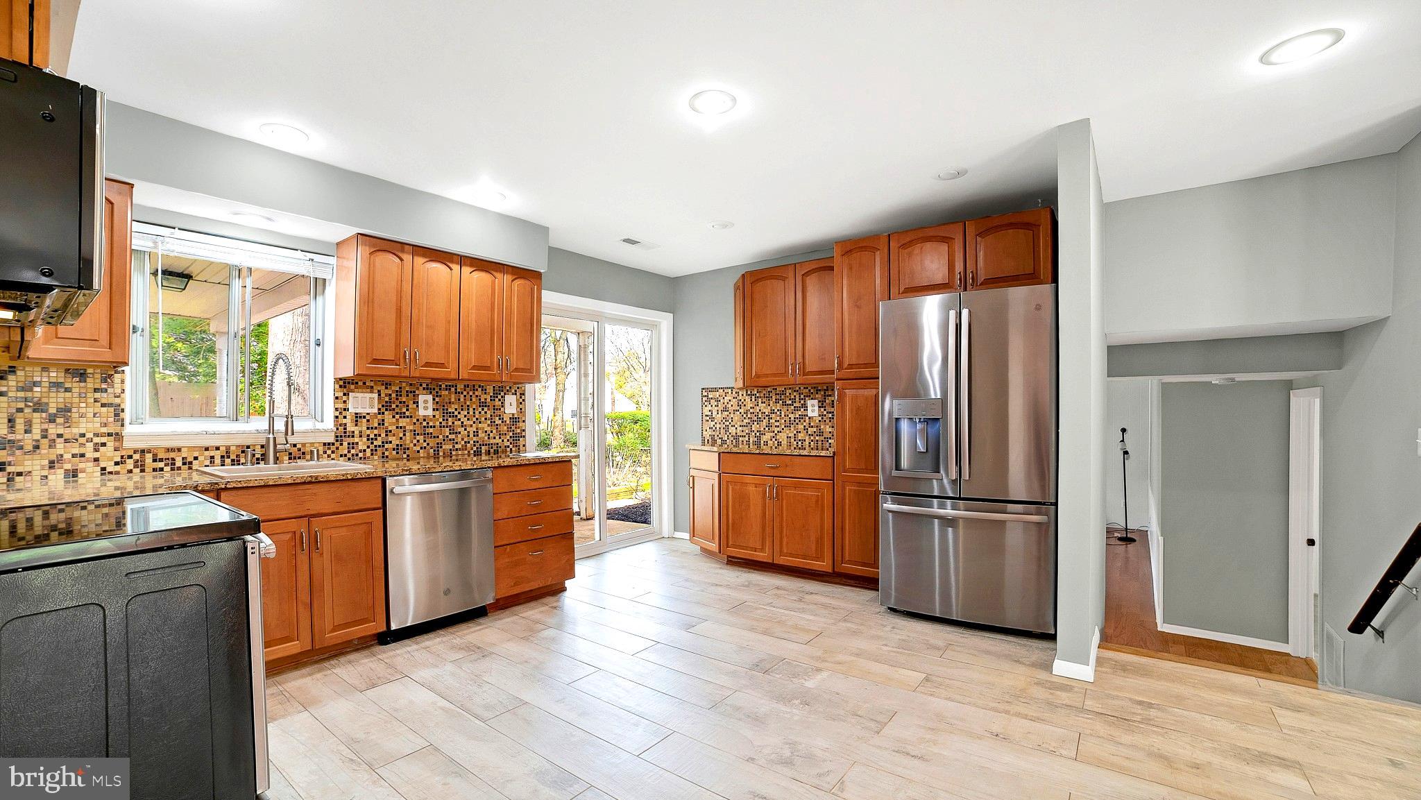 Newer Kitchen with Stainless Steel Appliances