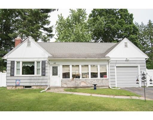 42 Piper Road West Springfield, MA 01089 - Photo 1 of 35 a front view of a house with a yard