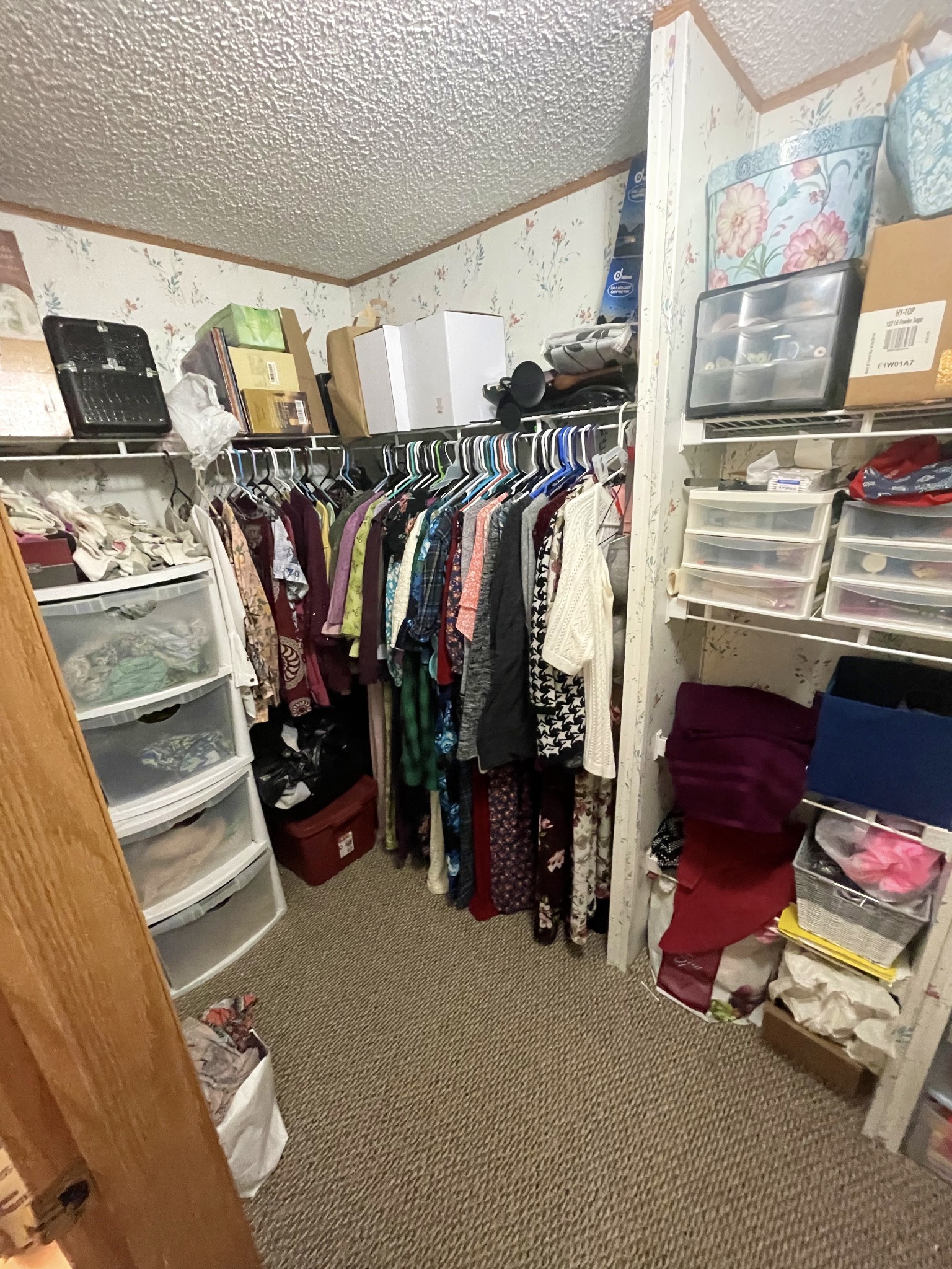 126 Yoder Lane Summertown, TN 38483 - Photo 22 of 69 a view of walk in closet with clothes and shoes