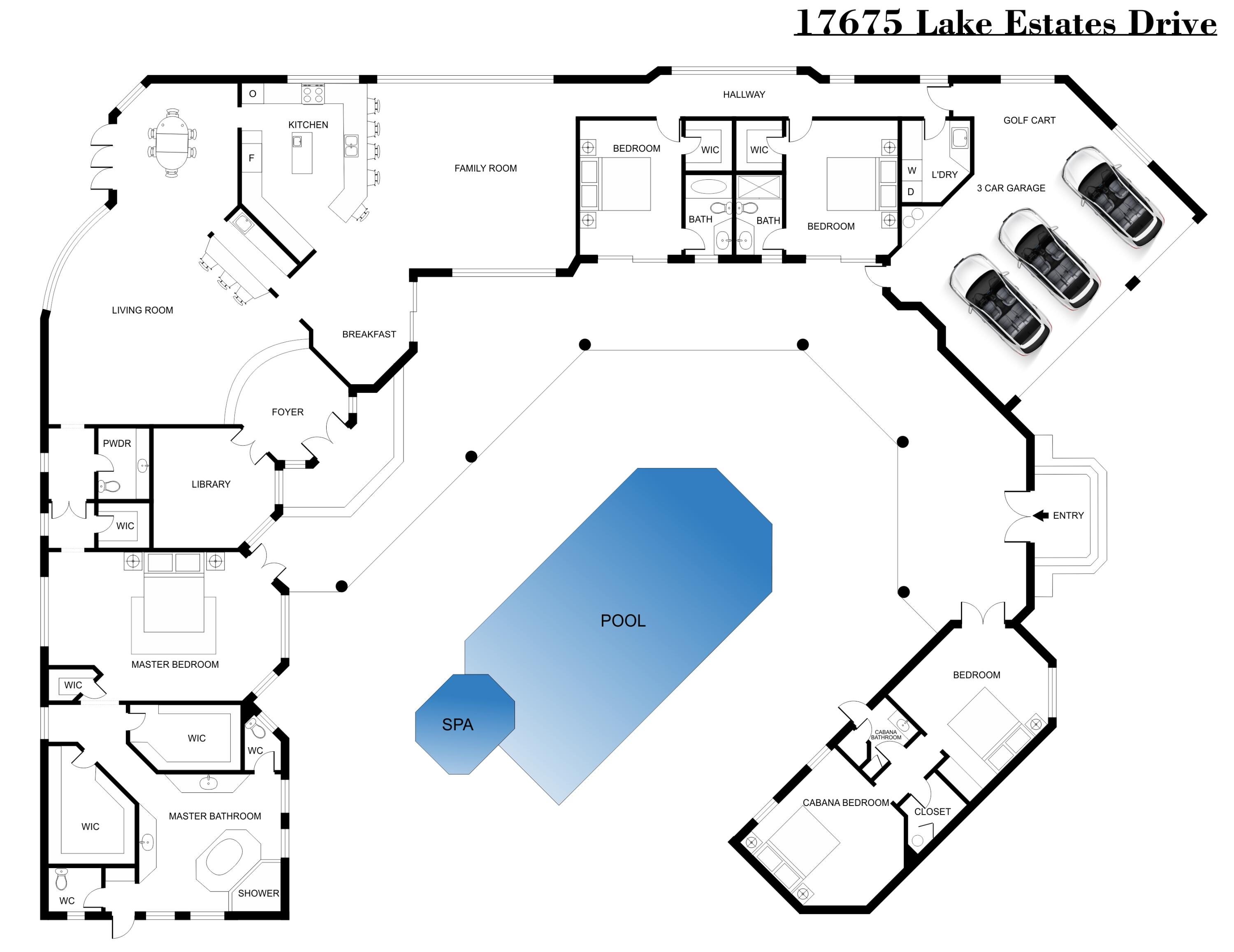 17675 Lake Estates Drive Boca Raton, FL 33496 - Photo 74 of 74 17675 Lake Estates Drive Floorplan