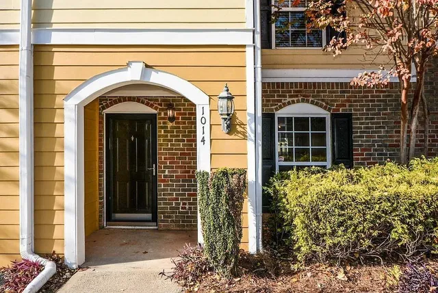 a view of front door of a house