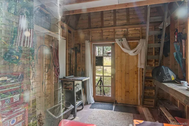 a view of storage and utility room