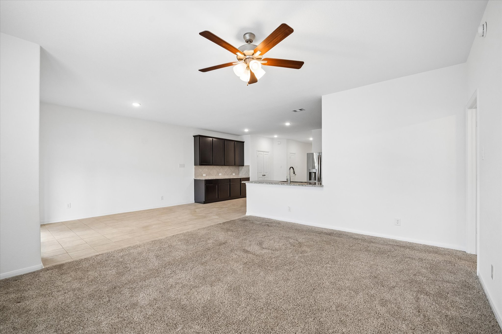3354 Harmony View Lane Spring, TX 77386 - Photo 11 of 18 an empty room with closet and ceiling fan