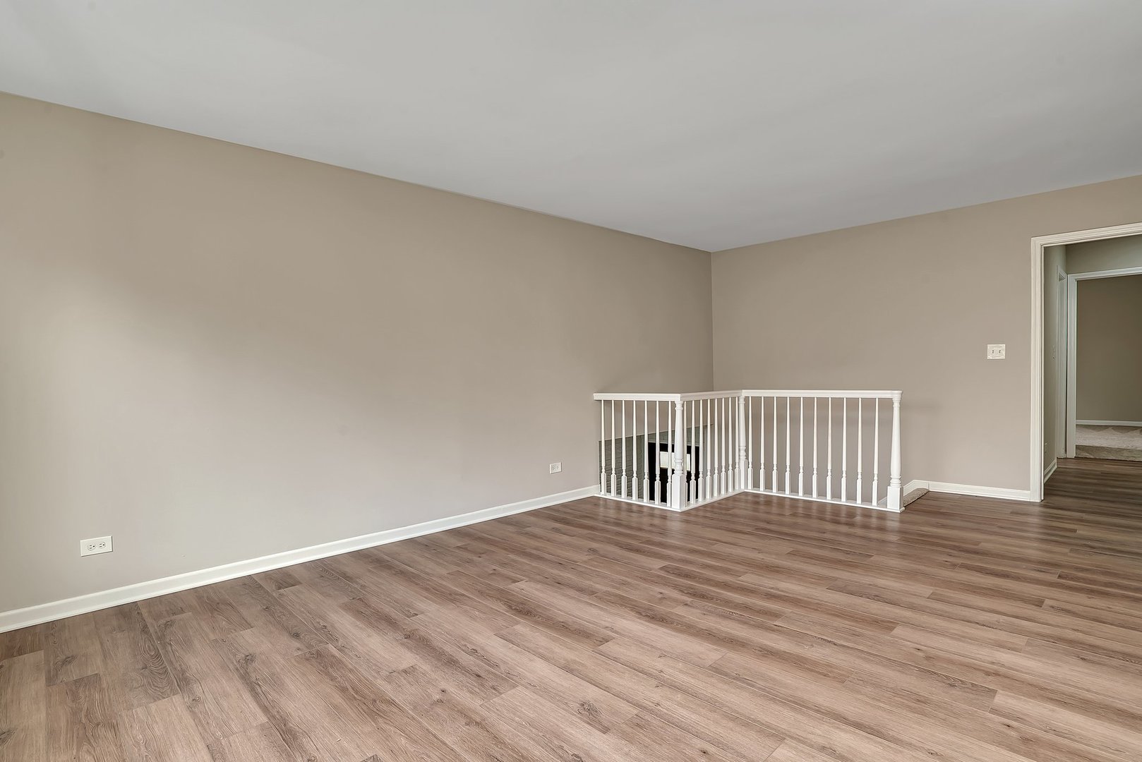 161 South Schmidt Road Bolingbrook, IL 60440 - Photo 13 of 26 a view of a room with wooden floor and fence