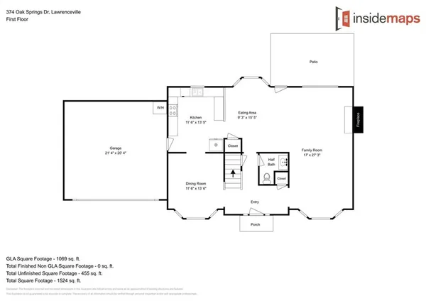 $2,475 | 374 Oak Springs Drive Northwest, Lawrenceville, GA 30043