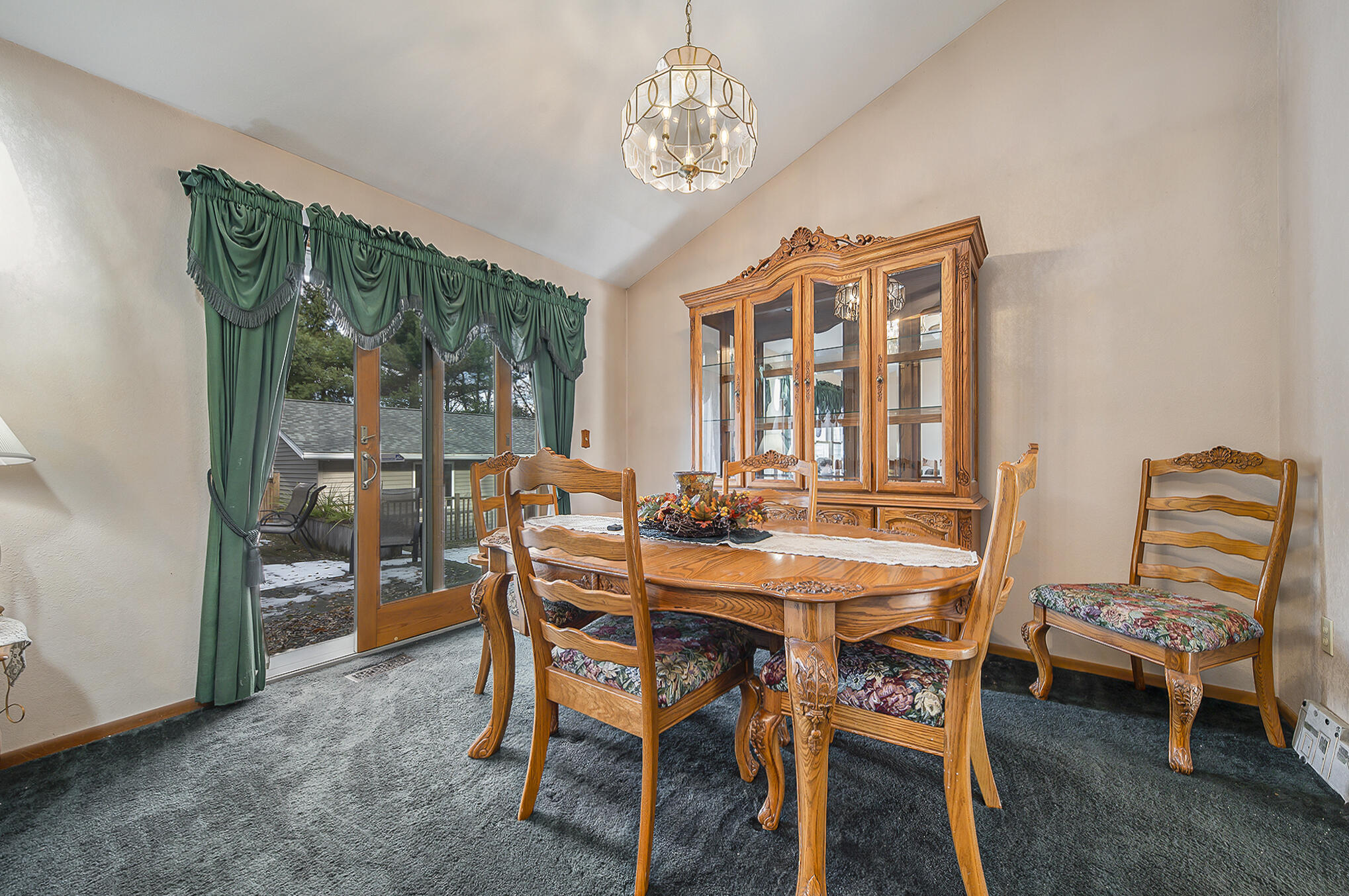 1055 Miller Road Plainwell, MI 49080 - Photo 5 of 24 Dining area w/ sliders