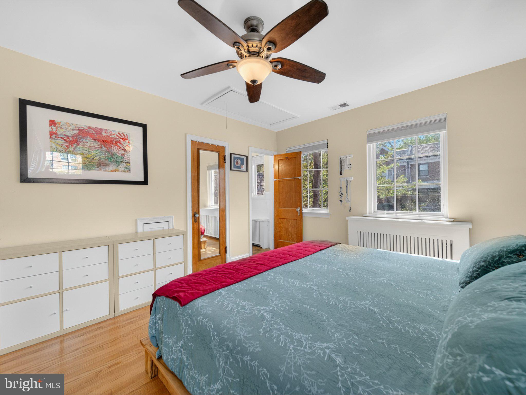 2119 Huidekoper Place Northwest Washington, DC 20007 - Photo 25 of 37 Serene bedroom with natural light.