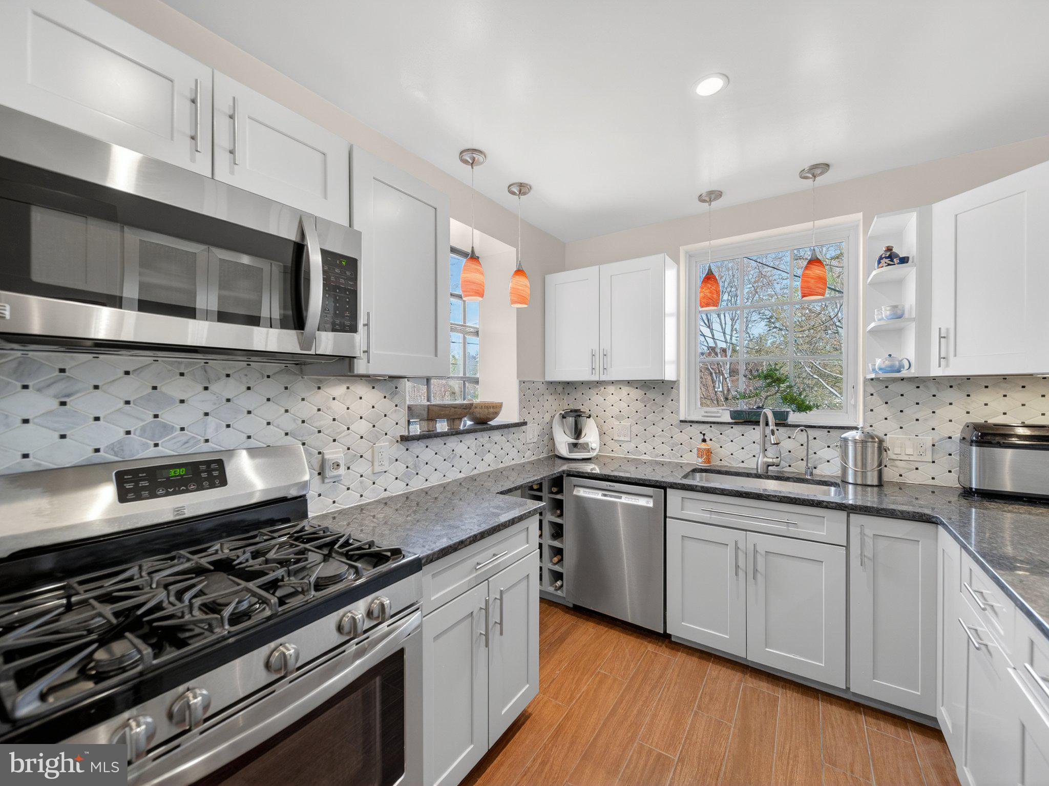 2119 Huidekoper Place Northwest Washington, DC 20007 - Photo 6 of 37 Modern kitchen with stylish finishes.