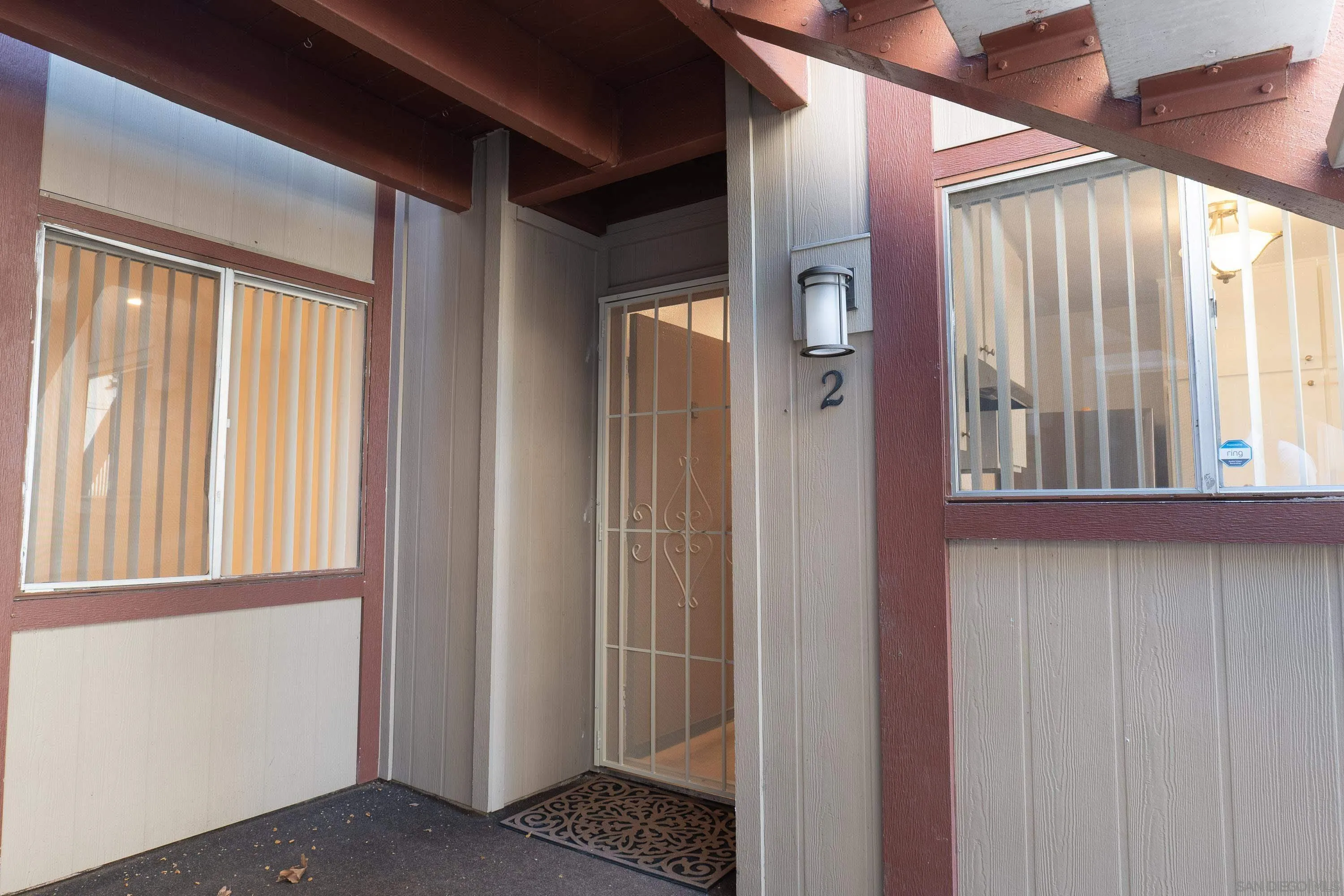 5513 Adobe Falls Road, Unit 2 San Diego, CA 92120 - Photo 10 of 40 a view of an entryway with a front door