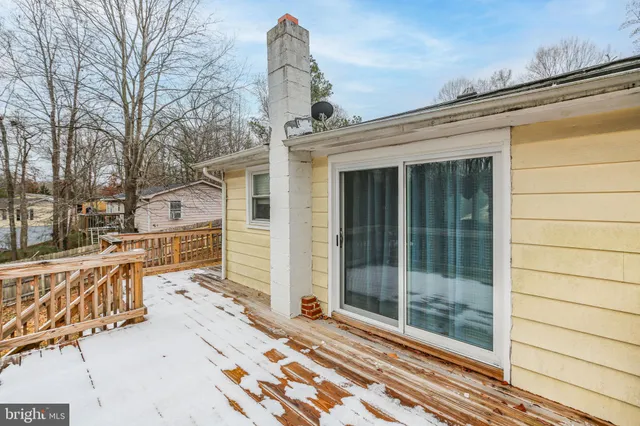 a front view of a house with a outdoor space