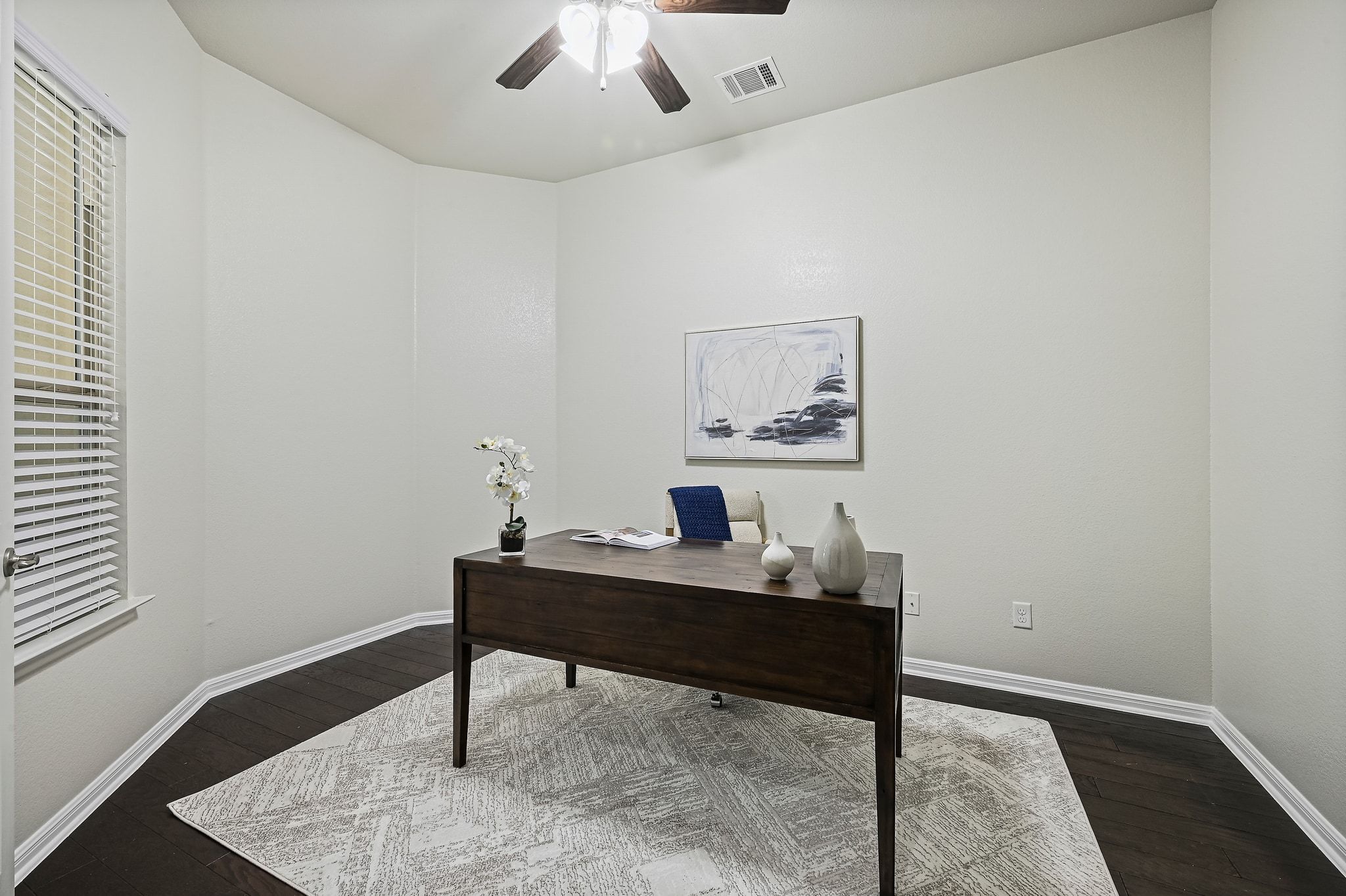 803 Wilson Ranch Place Cedar Park, TX 78613 - Photo 21 of 32 A dedicated home office is located near the home's entry, allowing you to utilize all bedrooms as intended while having a space to work from home.
