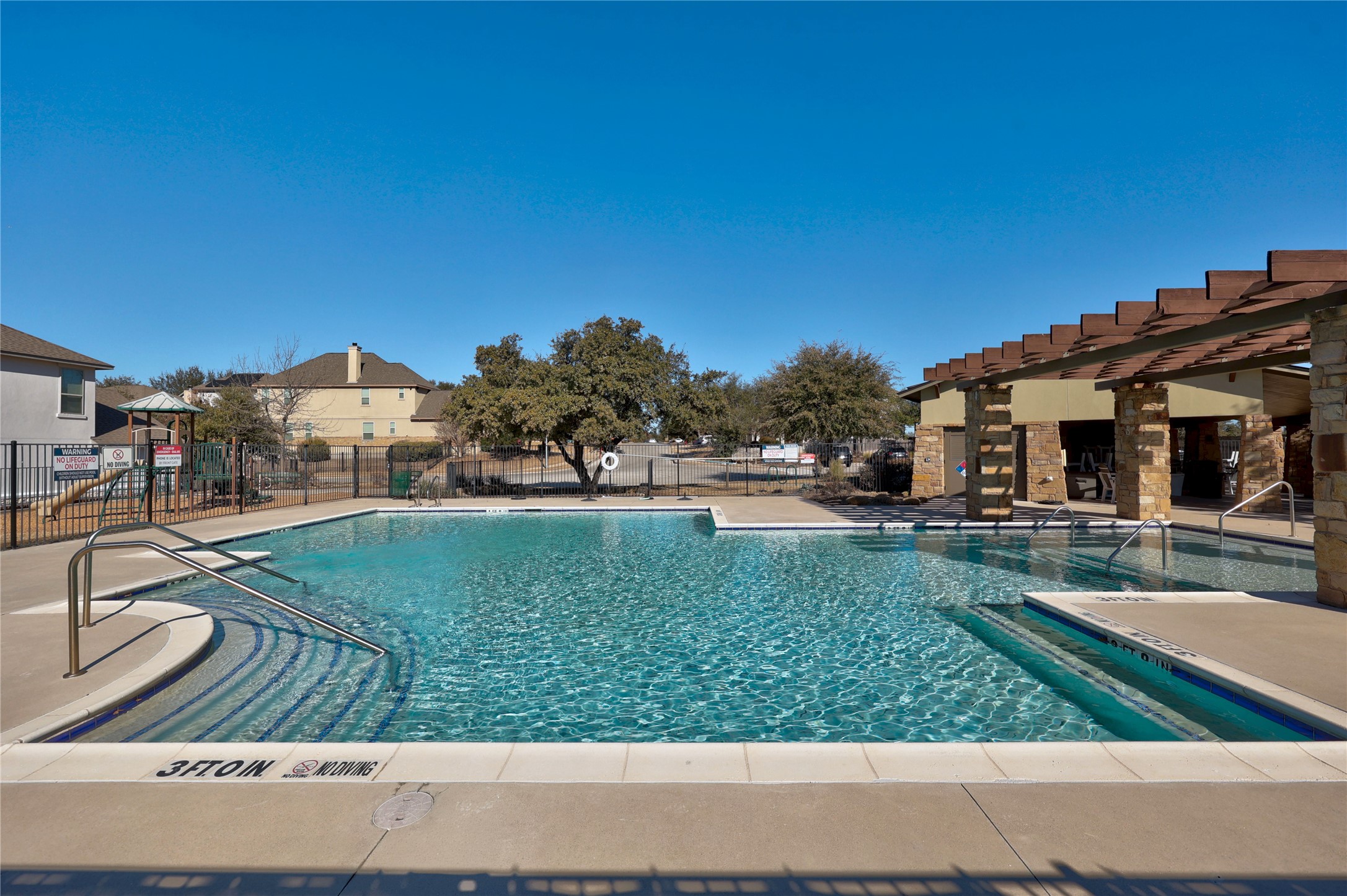 803 Wilson Ranch Place Cedar Park, TX 78613 - Photo 35 of 39 a view of a swimming pool with a patio