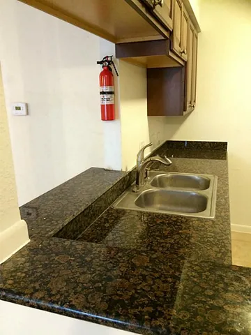 a bathroom with a sink