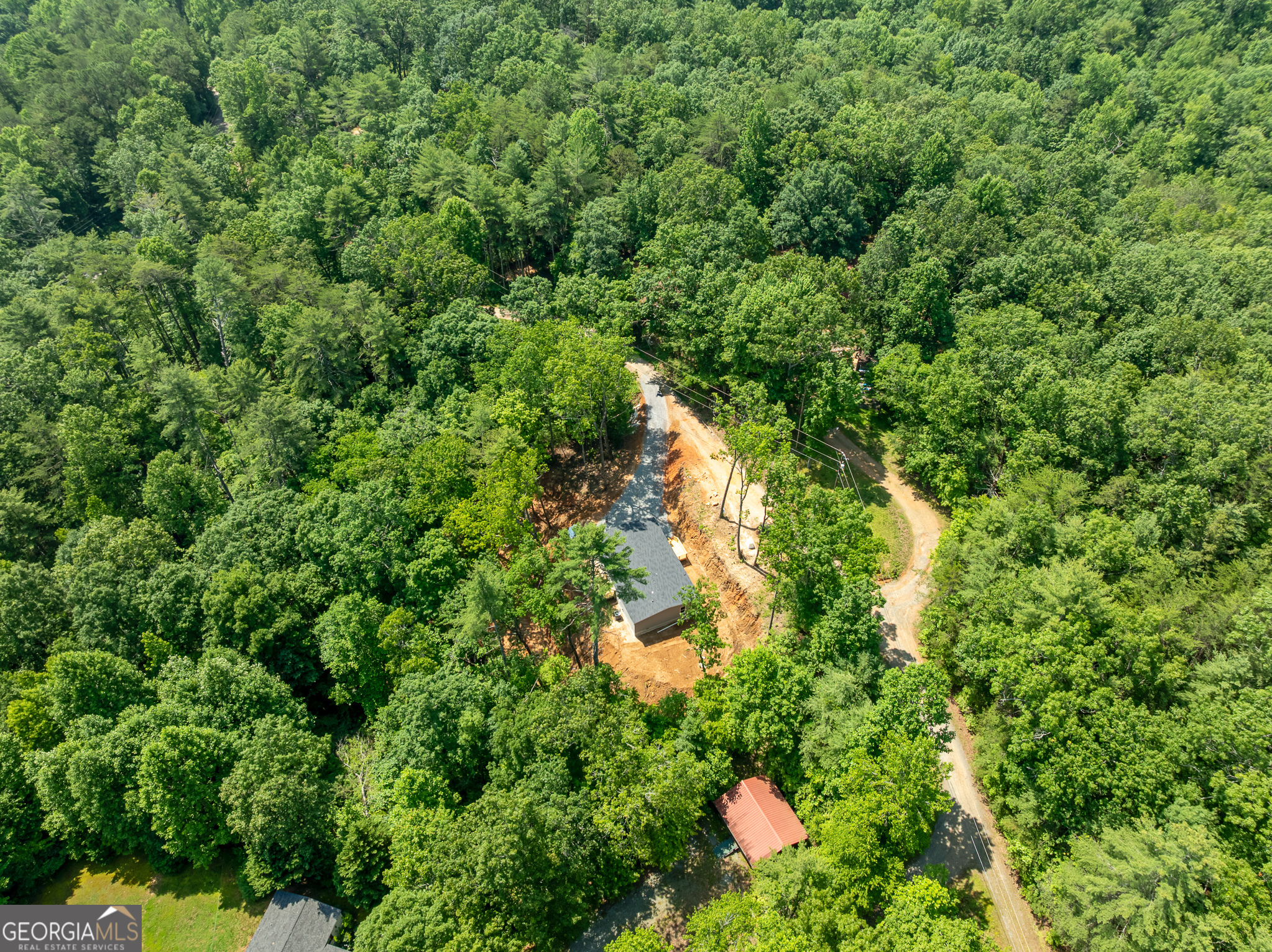 134 Double Line Road Ellijay, GA 30540 - Photo 7 of 33 a view of a house with a tree
