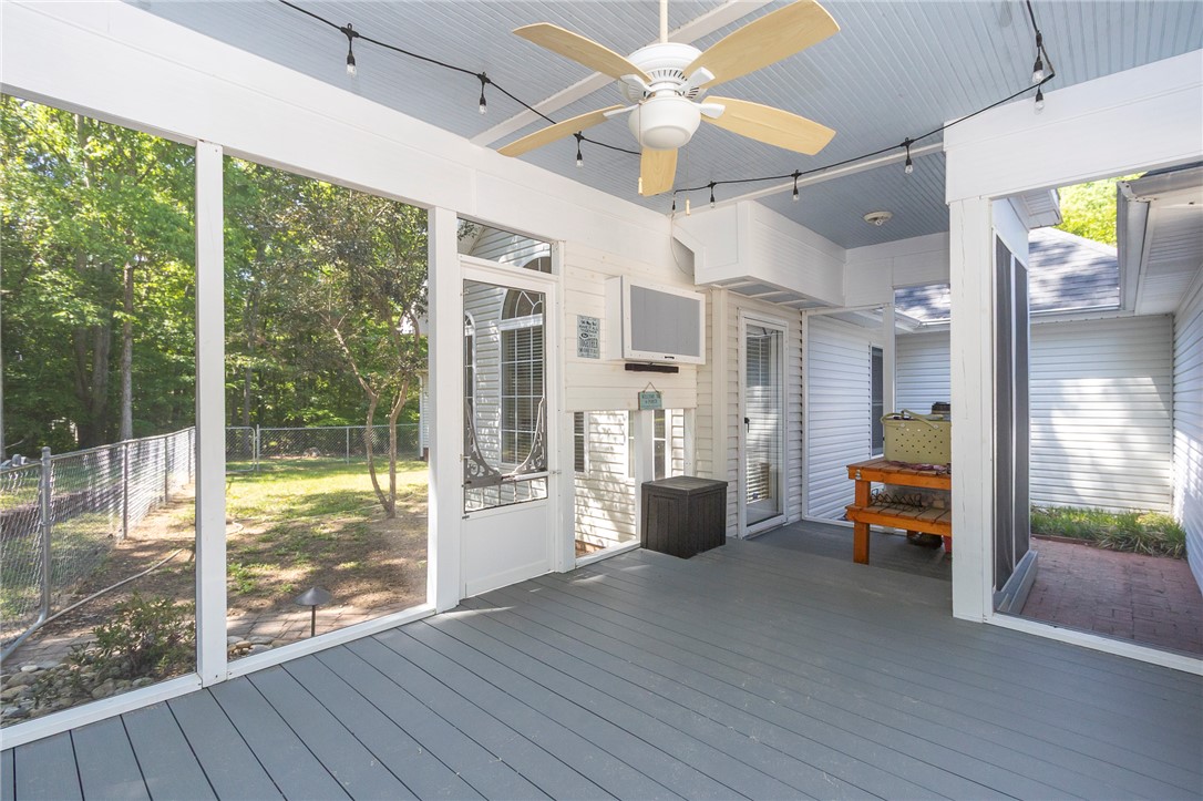 151 Hannah Circle Anderson, SC 29621 - Photo 34 of 46 This screened-in porch offers tranquil views, perfect for peaceful outdoor living.