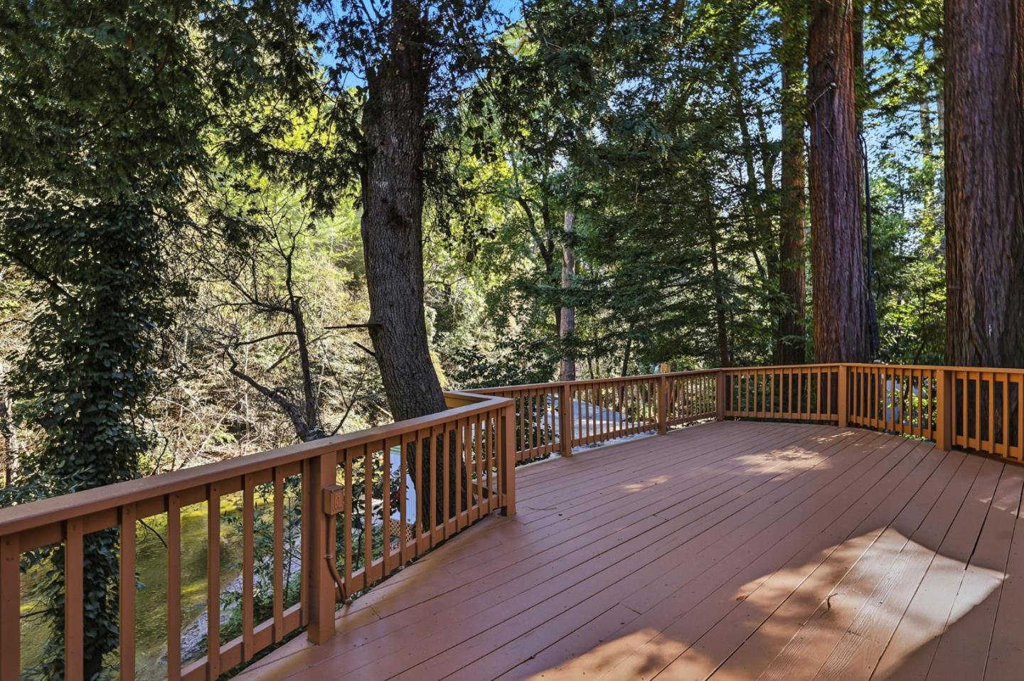 265 Brown Gables Road, Unit 11 Ben Lomond, CA 95005 - Photo 37 of 50 a view of deck with a trees