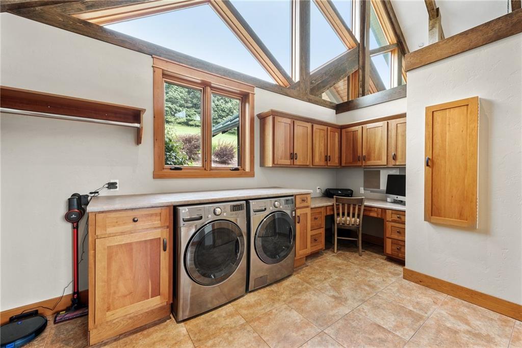 10126 Old Rte 56 Shelocta, PA 15774 - Photo 27 of 50 a view of a storage and utility room with washer and dryer