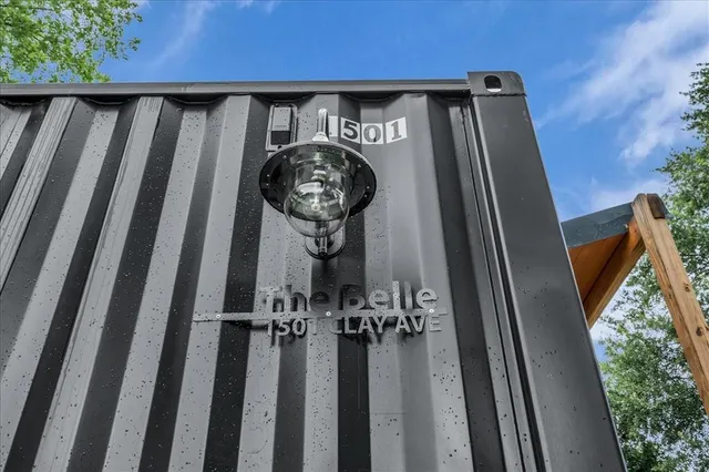 a close view of door lock