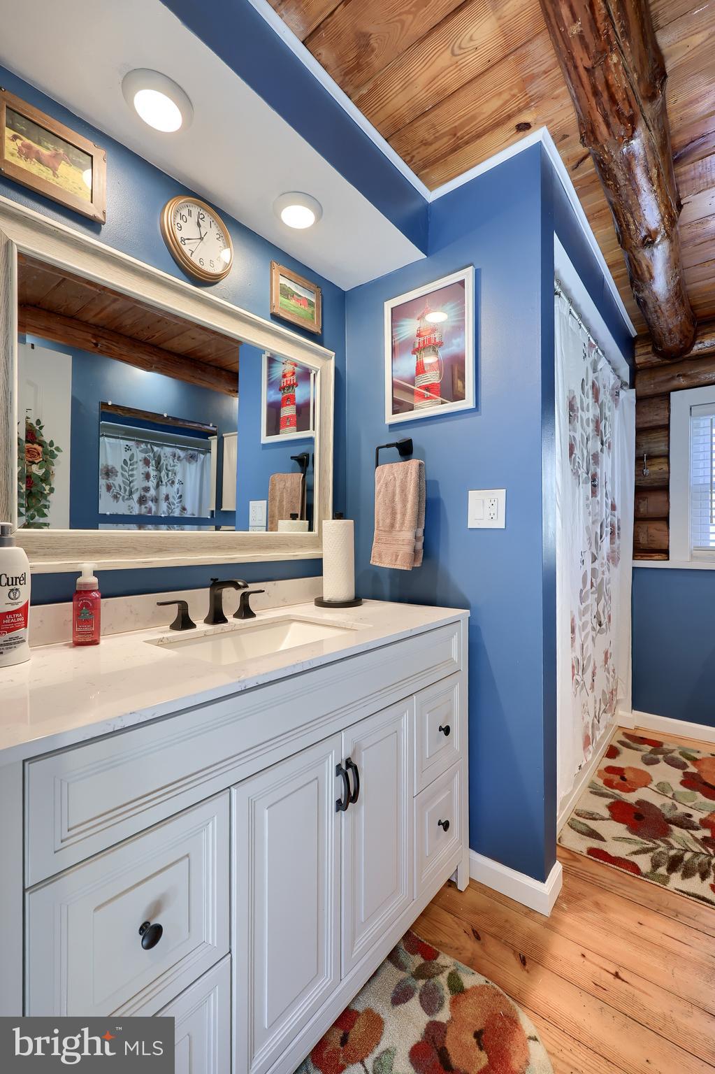 13 Upper Valley Road Christiana, PA 17509 - Photo 17 of 60 a bathroom with a sink and a mirror