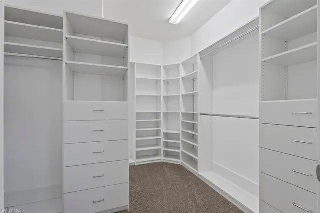 a view of walk in closet