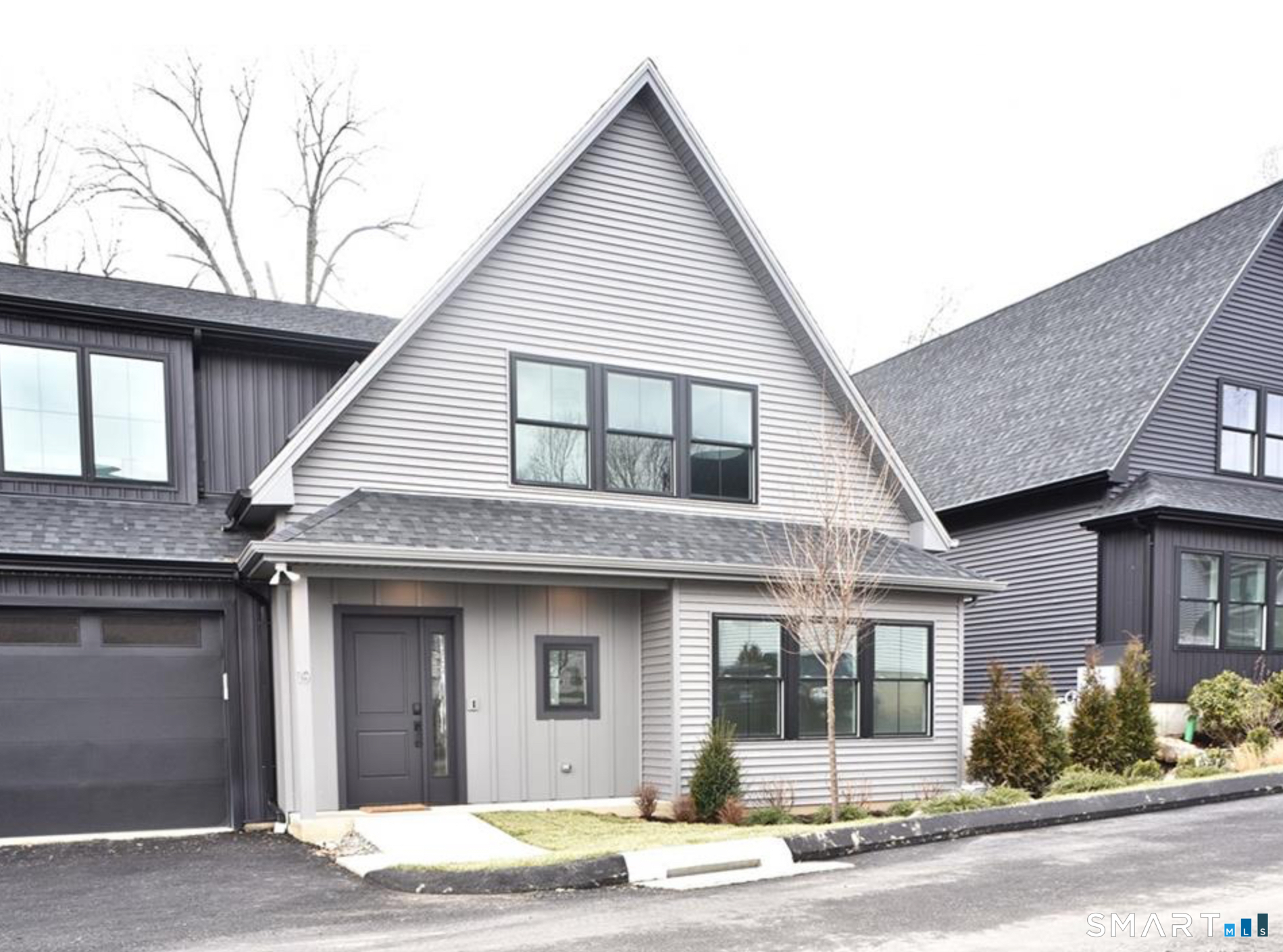 a view of a white house