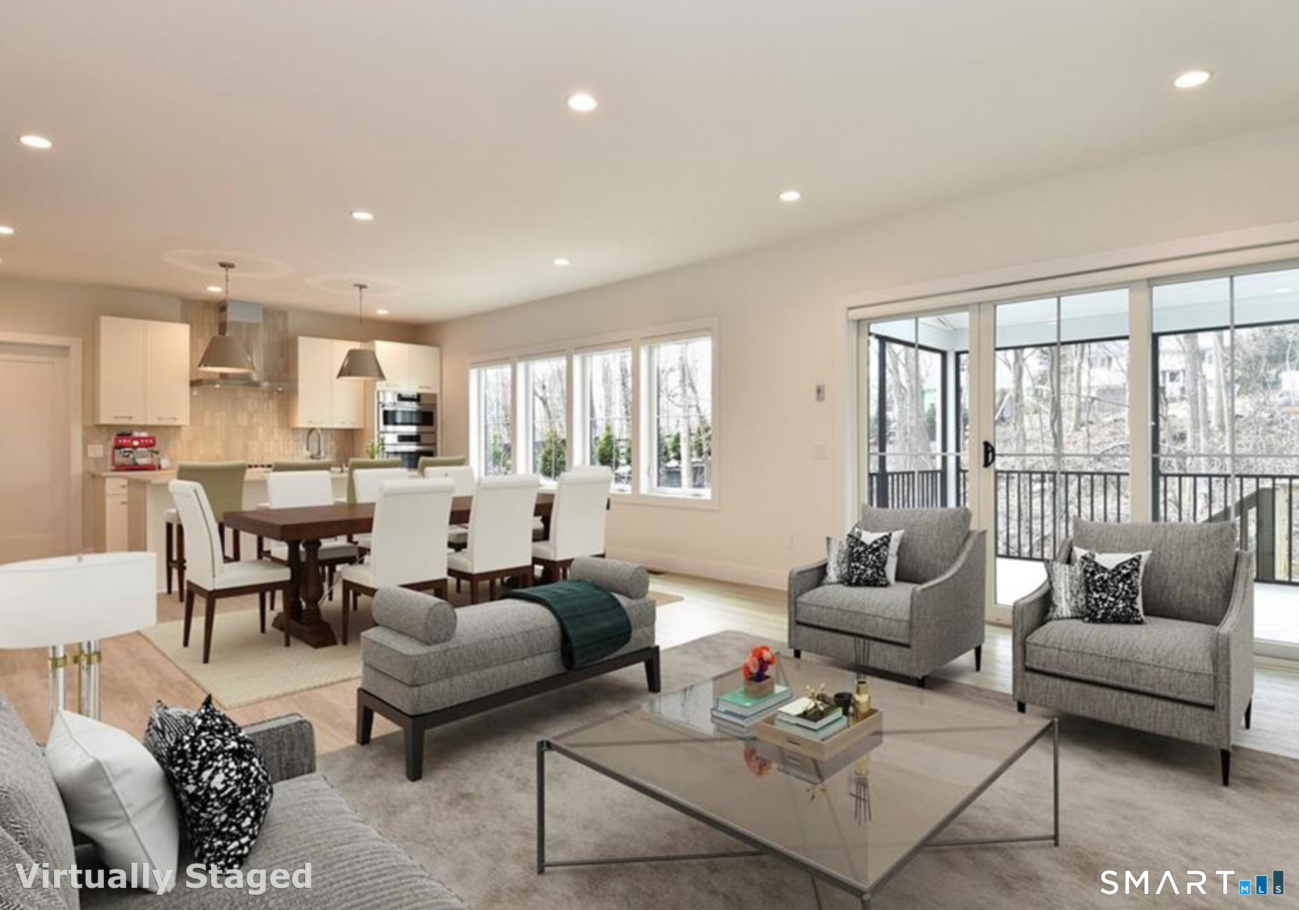 40 Fullin Road, Unit 19 Norwalk, CT 06851 - Photo 6 of 24 a living room with furniture and a large window