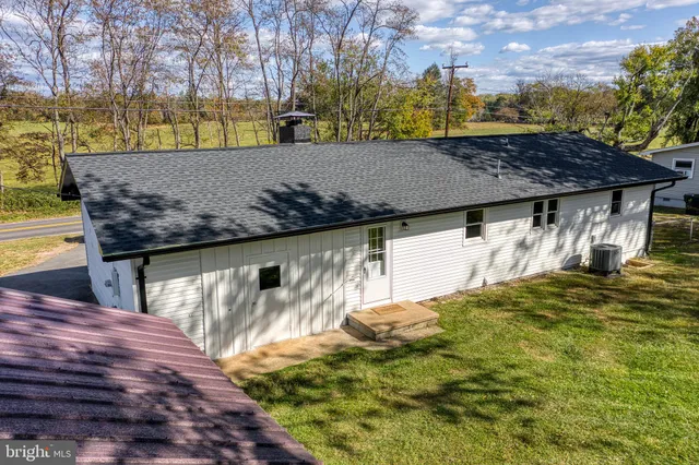 a view of outdoor space with swimming pool