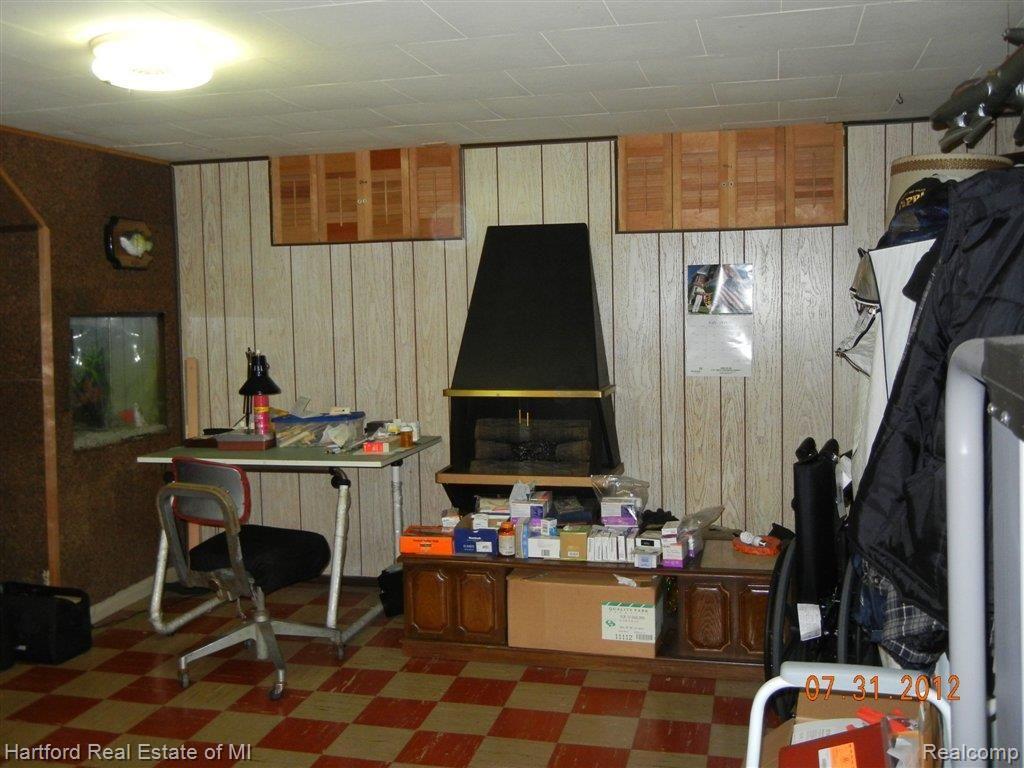 19767 Edinborough Road Detroit, MI 48219 - Photo 19 of 21 Basement fireplace