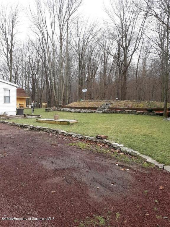 283 Bortree Road Moscow, PA 18444 - Photo 16 of 19 a view of a swimming pool and trees in the background