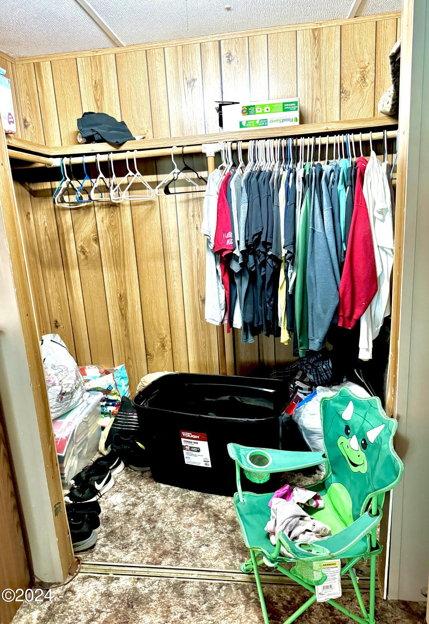 724 Southwest Ferry Avenue, Unit 73 Siletz, OR 97380 - Photo 18 of 24 Bedroom 2 Closet