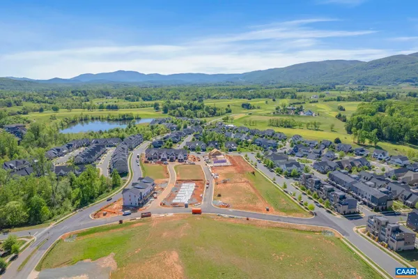 a view of lake and mountain
