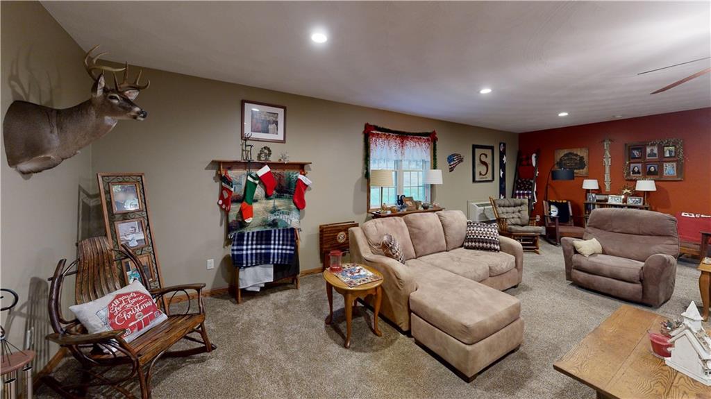 174 Rose Lane Rimersburg, PA 16248 - Photo 9 of 34 a living room with furniture and a flat screen tv