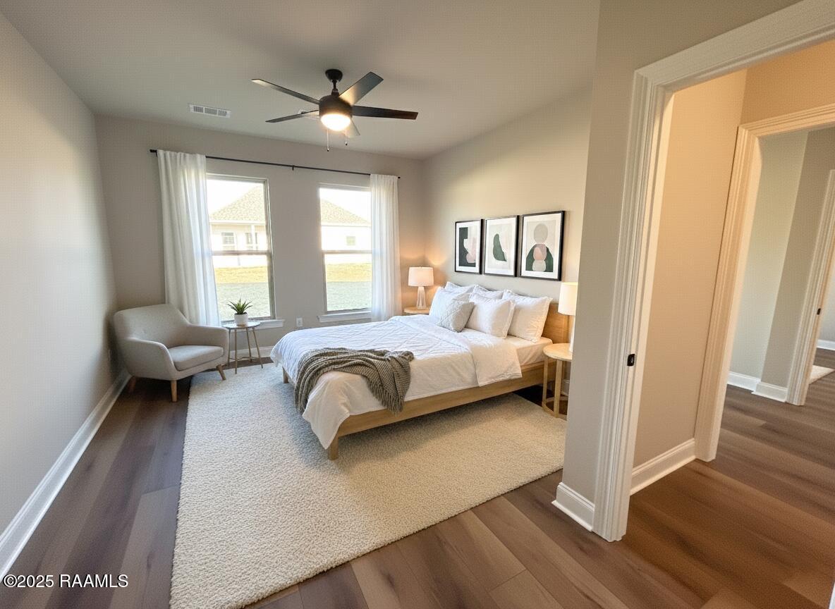 308 Hidden Meadows Lafayette, LA 70506 - Photo 6 of 10 Virtually Staged - Primary Bedroom