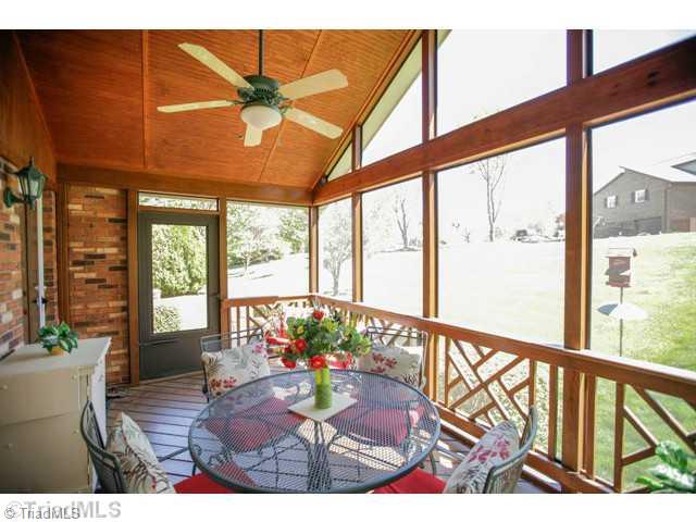 6973 Bridgewood Road Clemmons, NC 27012 - Photo 13 of 16 Screened Porch. Great Place to relax any time of day
