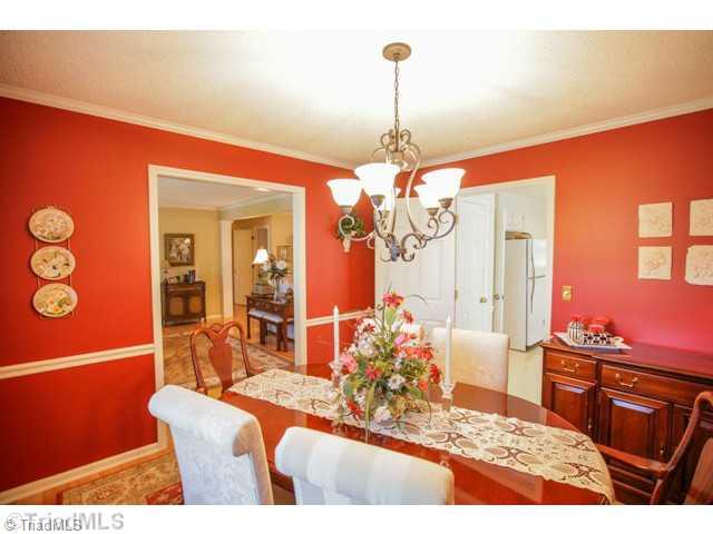 6973 Bridgewood Road Clemmons, NC 27012 - Photo 6 of 16 Dining Room. Beautiful Dining Room looking in from Foyer