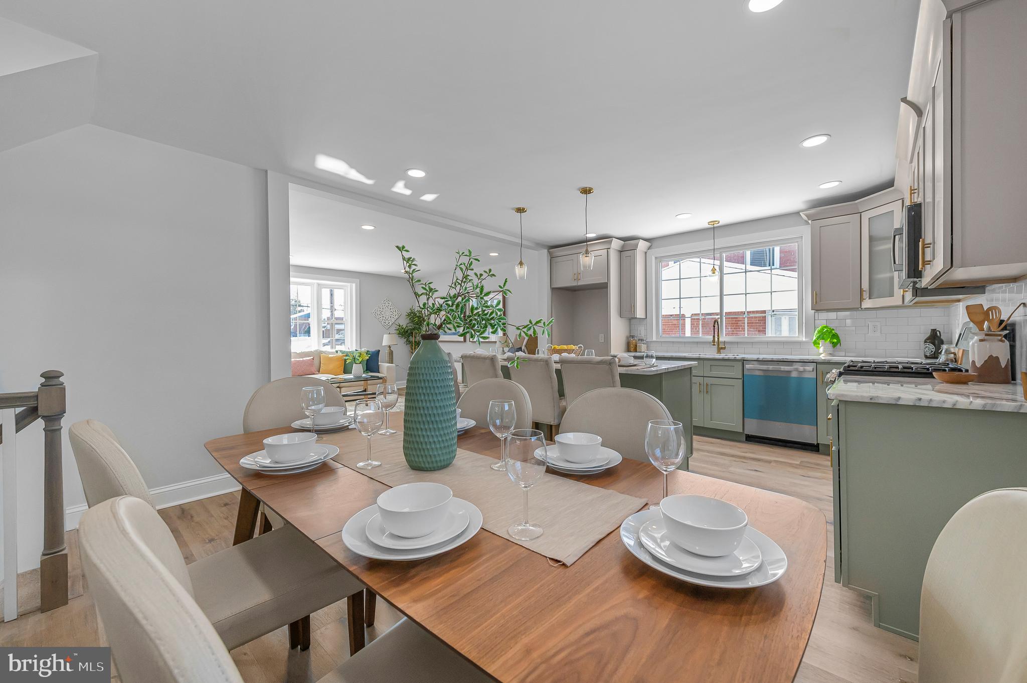 356 Abrams Mill Road King of Prussia, PA 19406 - Photo 11 of 46 a kitchen with a dining table and chairs