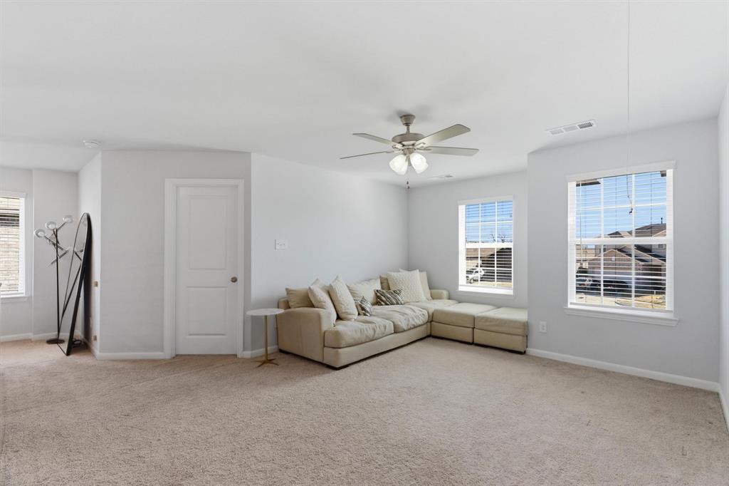 2002 Bronte Dr. Forney, TX 75126 - Photo 22 of 34 a living room with furniture and windows