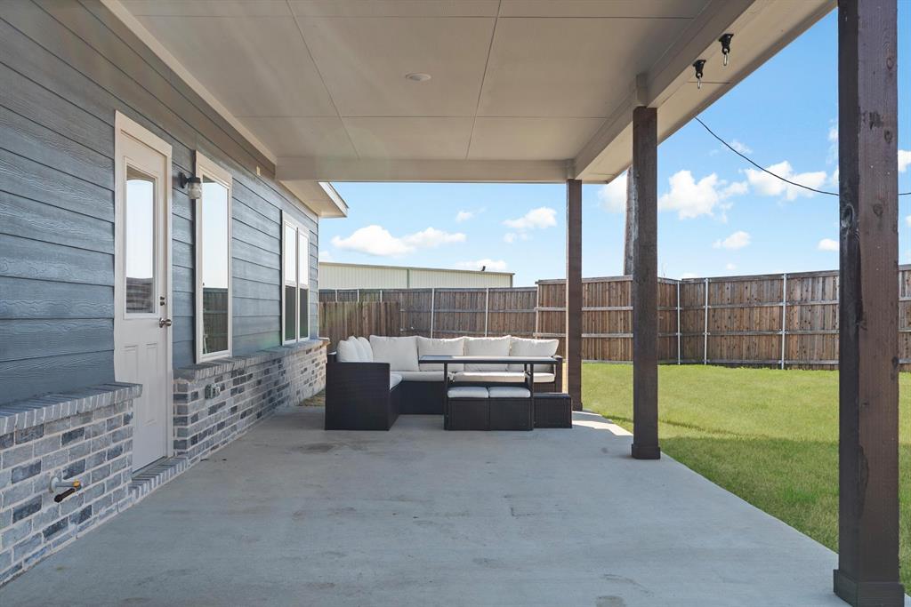 2002 Bronte Dr. Forney, TX 75126 - Photo 31 of 34 a patio with couch and outdoor view