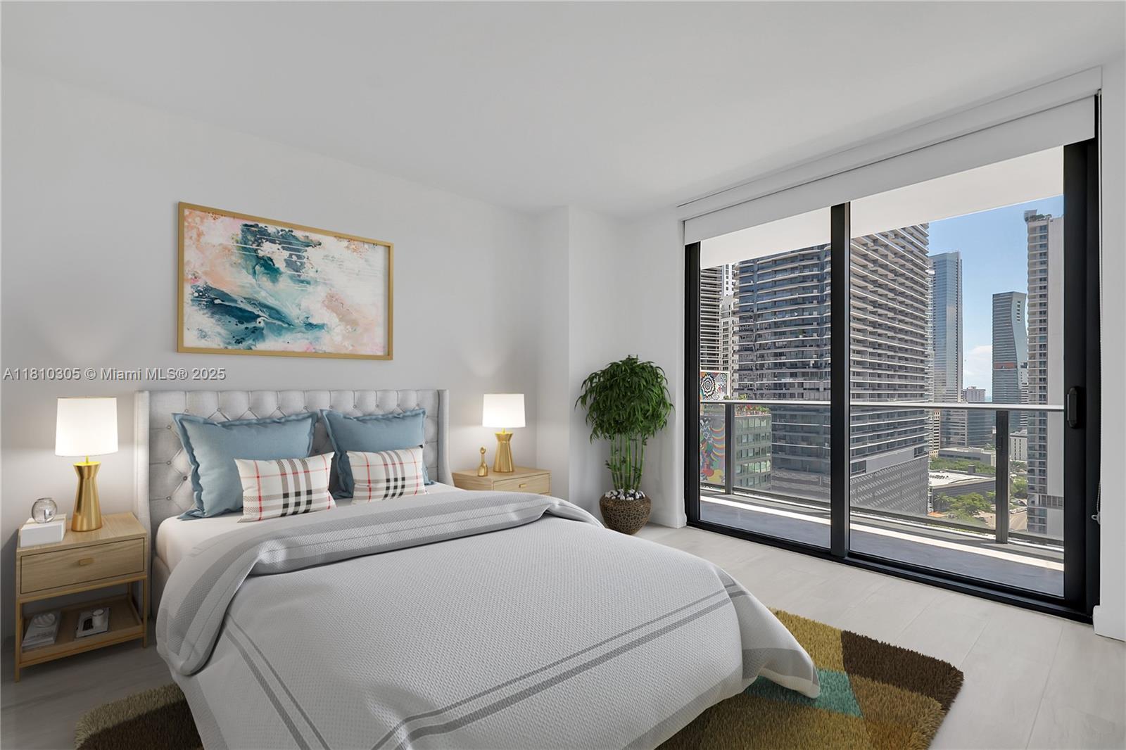 45 Southwest 9th Street, Unit 2105 Miami, FL 33130 - Photo 2 of 27 Bedroom (virtually staged)