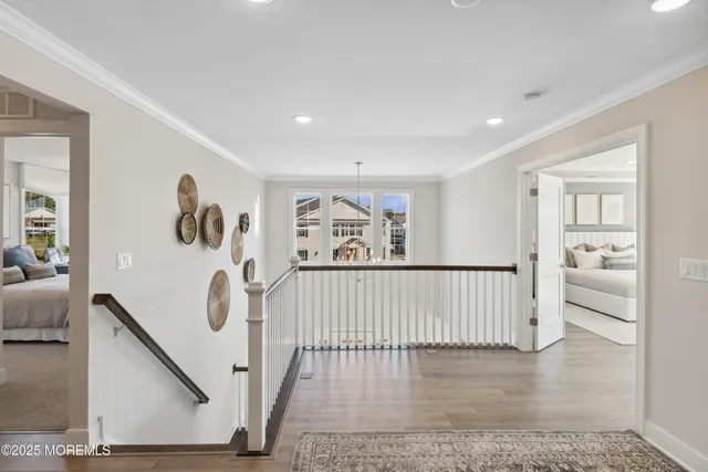 a view of a hallway with interior of the house