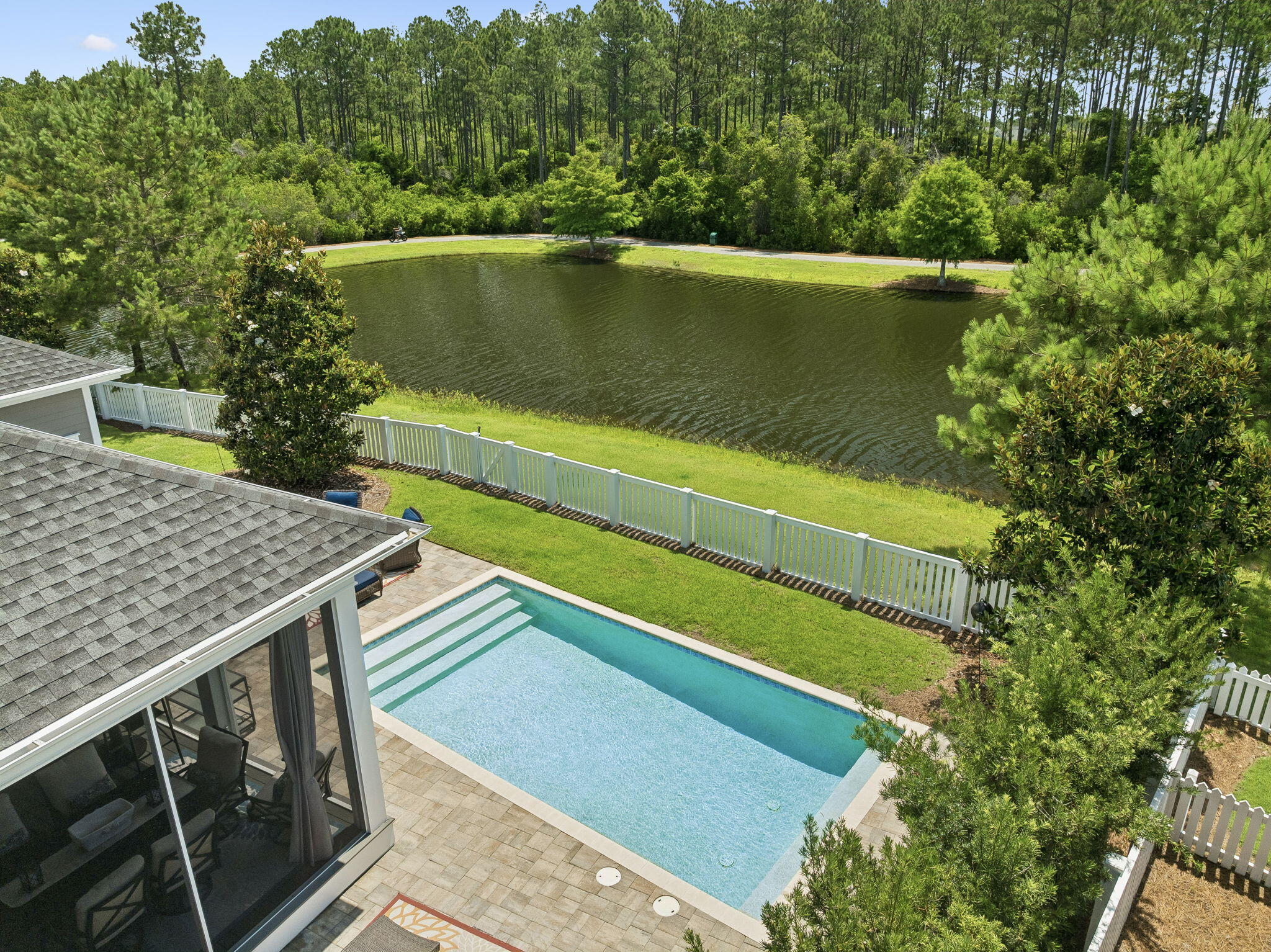 229 Sandchase Circle Inlet Beach, FL 32461 - Photo 78 of 107 Aerial - Backyard