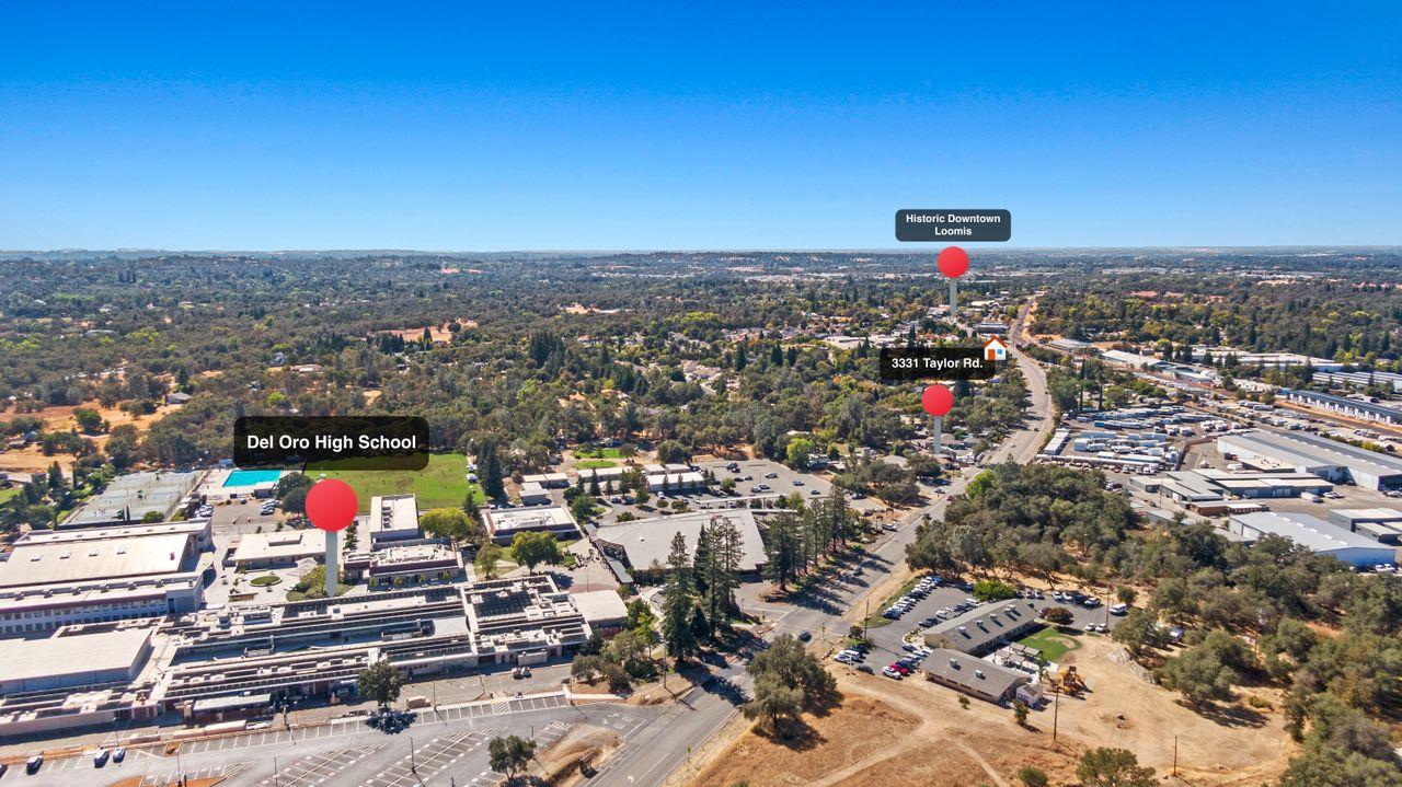 3331 Taylor Road Loomis, CA 95650 - Photo 50 of 97 an aerial view of a city