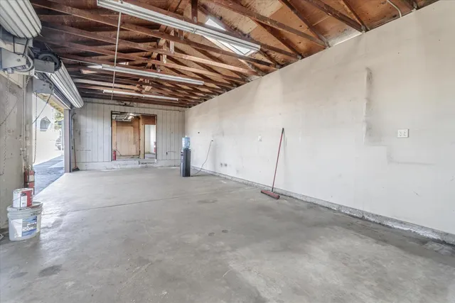 a view of a room with an empty space