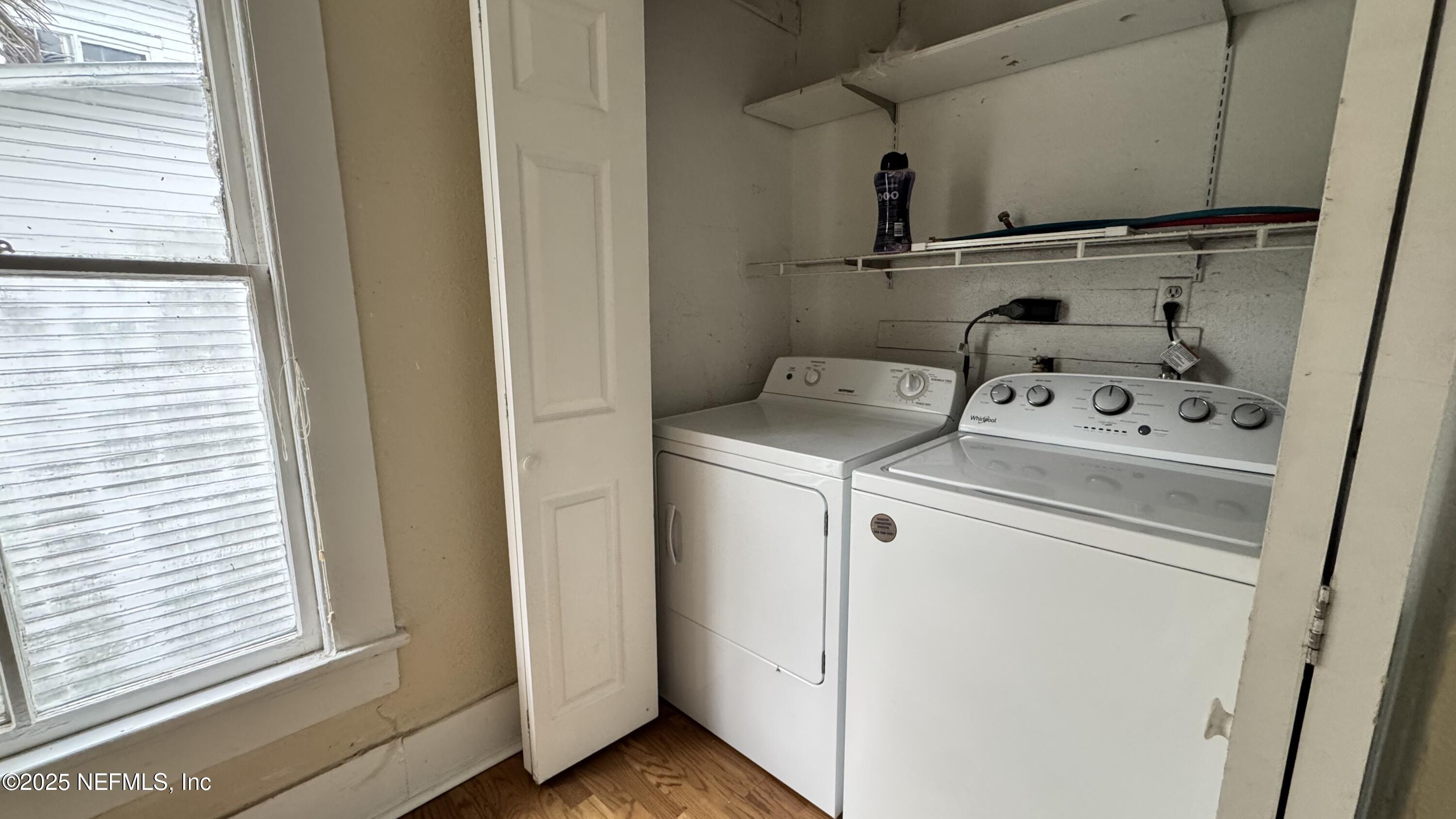 32 Sanford Street St. Augustine, FL 32084 - Photo 9 of 13 a utility room with dryer and washer